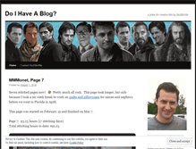 Tablet Screenshot of doihaveablog.wordpress.com