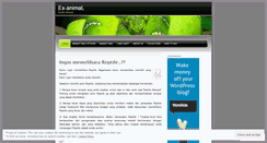 Desktop Screenshot of exanimal87.wordpress.com