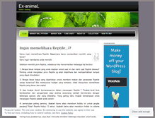 Tablet Screenshot of exanimal87.wordpress.com