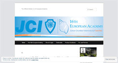 Desktop Screenshot of jciea.wordpress.com