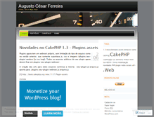 Tablet Screenshot of gutoferreira.wordpress.com