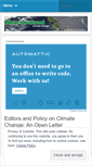Mobile Screenshot of newzealandclimatechange.wordpress.com