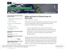 Tablet Screenshot of newzealandclimatechange.wordpress.com