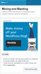 Mobile Screenshot of miningandblasting.wordpress.com