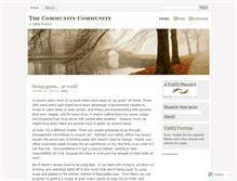 Tablet Screenshot of communityx2.wordpress.com