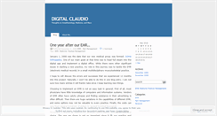 Desktop Screenshot of digitalclaudio.wordpress.com