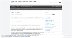 Desktop Screenshot of oyunindirtr.wordpress.com