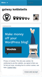 Mobile Screenshot of galwaykettlebells.wordpress.com