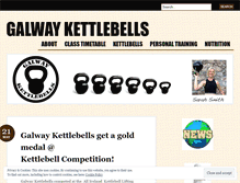 Tablet Screenshot of galwaykettlebells.wordpress.com