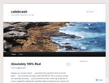 Tablet Screenshot of calebcash.wordpress.com