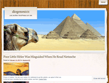 Tablet Screenshot of diogenes101.wordpress.com