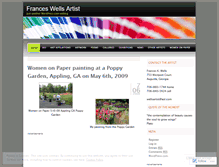 Tablet Screenshot of franceswellsartist.wordpress.com