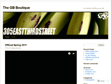 Tablet Screenshot of 305eastthird.wordpress.com