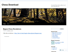 Tablet Screenshot of chessdownload.wordpress.com