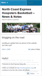 Mobile Screenshot of ncehoopsters.wordpress.com