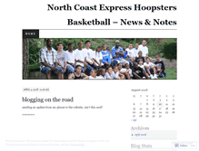 Tablet Screenshot of ncehoopsters.wordpress.com