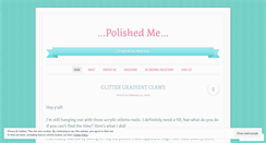 Desktop Screenshot of polishedme.wordpress.com