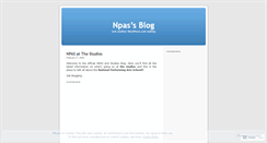 Desktop Screenshot of npas.wordpress.com