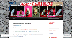 Desktop Screenshot of grosirsandalhotel.wordpress.com