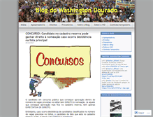 Tablet Screenshot of blogdowashingtondourado.wordpress.com