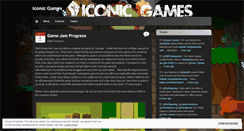 Desktop Screenshot of iconicgames.wordpress.com