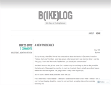 Tablet Screenshot of 365bike.wordpress.com