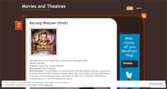 Desktop Screenshot of moviesandtheatres.wordpress.com