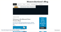 Desktop Screenshot of monewshorizon.wordpress.com
