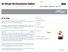 Tablet Screenshot of 30minutehithalifax.wordpress.com
