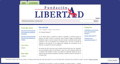 Desktop Screenshot of fundacionlibertad.wordpress.com