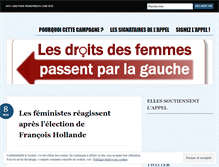 Tablet Screenshot of lesdroitsdesfemmespassentparlagauche.wordpress.com