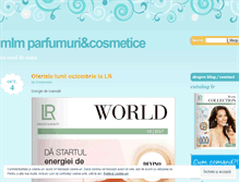 Tablet Screenshot of mlmparfumuricosmetice.wordpress.com