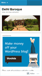 Mobile Screenshot of delhibaroque.wordpress.com