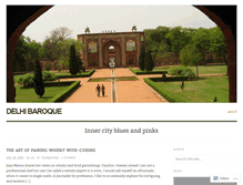 Tablet Screenshot of delhibaroque.wordpress.com