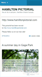 Mobile Screenshot of hamiltonpictorial.wordpress.com