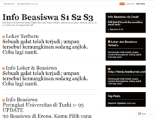 Tablet Screenshot of beasiswa.wordpress.com