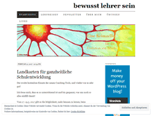 Tablet Screenshot of praesenzinderschule.wordpress.com