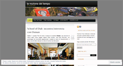 Desktop Screenshot of lanozionedeltempo.wordpress.com