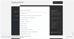 Desktop Screenshot of breakingandentering.wordpress.com