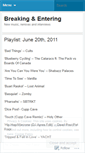 Mobile Screenshot of breakingandentering.wordpress.com