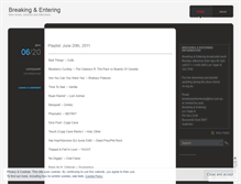 Tablet Screenshot of breakingandentering.wordpress.com