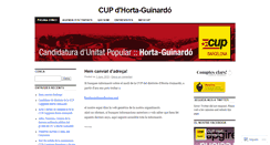 Desktop Screenshot of cuphortaguinardo.wordpress.com