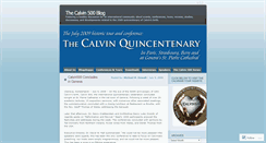 Desktop Screenshot of calvin500blog.wordpress.com