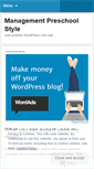 Mobile Screenshot of manageabc.wordpress.com