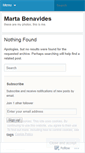 Mobile Screenshot of martabenavides.wordpress.com
