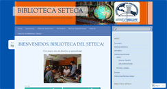 Desktop Screenshot of bibliotecaseteca.wordpress.com