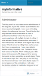 Mobile Screenshot of myinformative.wordpress.com