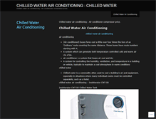 Tablet Screenshot of chilledwaterairconditioningveo.wordpress.com