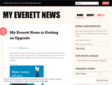 Tablet Screenshot of myeverettnews.wordpress.com