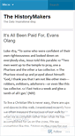 Mobile Screenshot of historymaker.wordpress.com